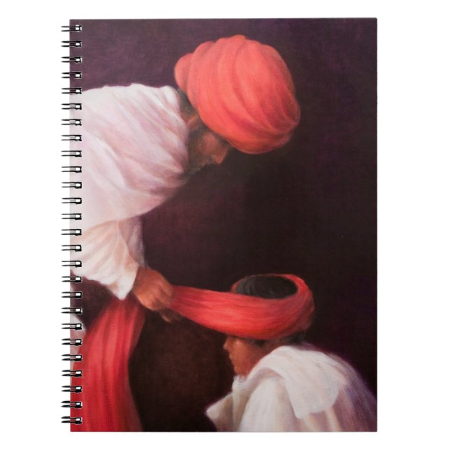 Caderno Espiral Amarrando um turbante 2010 (Frente)