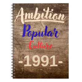 Caderno Espiral Ambition: Popular Culture