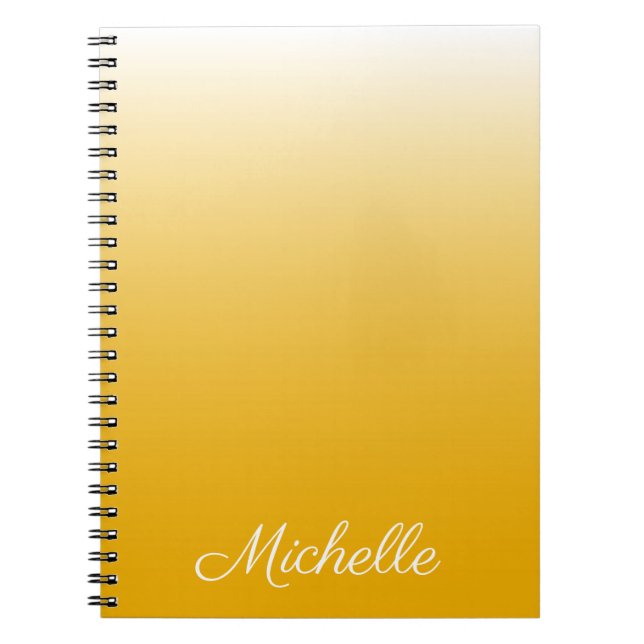 Caderno Espiral Ambre verde personalizada (Frente)