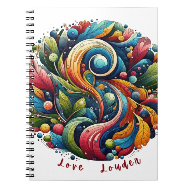Caderno Espiral Ame Mais Alto (Frente)
