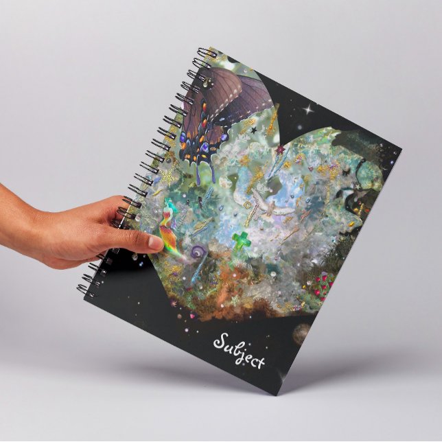 Caderno Espiral Ame O Seu Mundo! (Criador carregado)