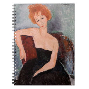 Caderno Espiral Amedeo Modigliani - Vestido da Noite Ruiva