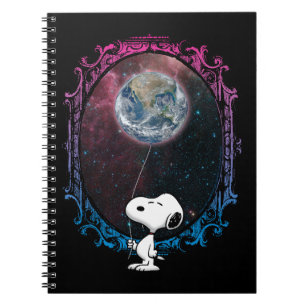 Caderno Espiral Amendoins Balão De Esnoopia