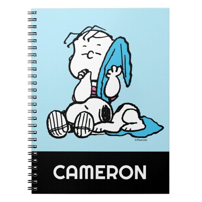 Caderno Espiral Amendoins | Linus & Snoopy (Frente)