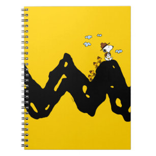 Caderno Espiral Amendoins   Snoopy & Woodstock Scout Troop Hike