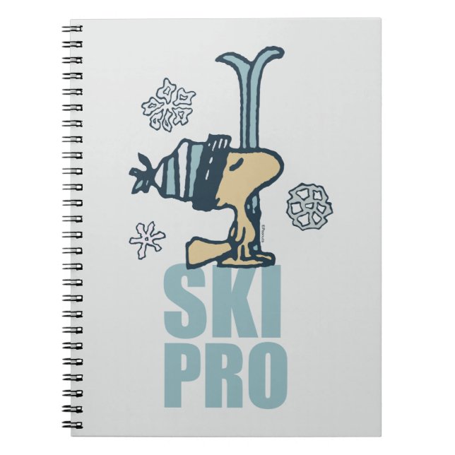 Caderno Espiral Amendoins | Woodstock Ski Pro (Frente)