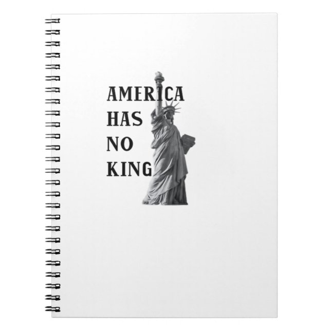Caderno Espiral America Has No King Classic (Frente)