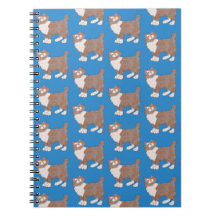 Caderno Espiral American Bobtail Pattern
