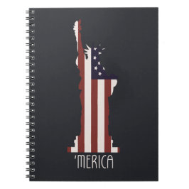 Caderno Espiral American Liberty