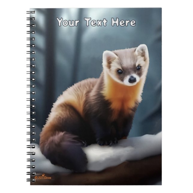 Caderno Espiral American Pine Marten (Frente)