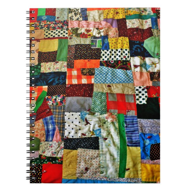 Caderno Espiral American Quilt (Frente)