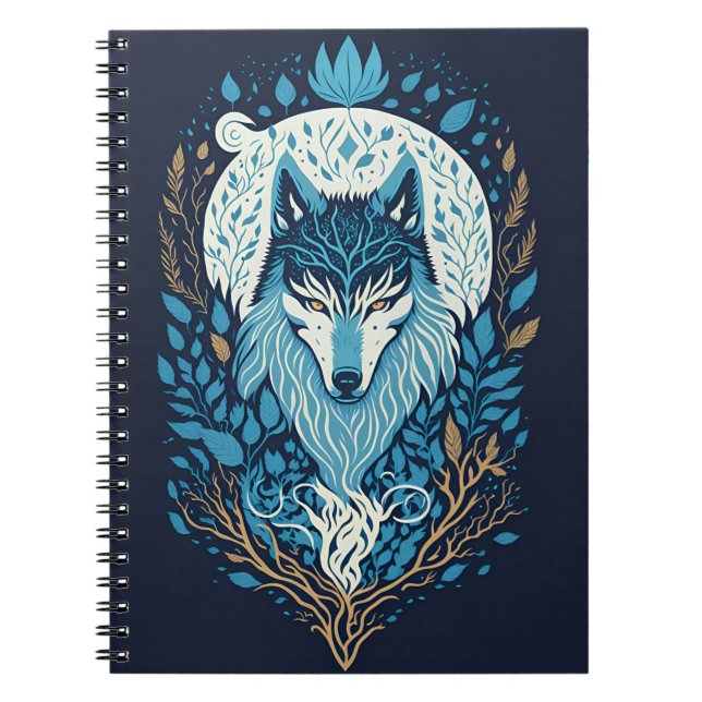 Caderno Espiral American wolf 8 (Frente)
