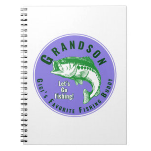 Caderno Espiral Amigo de Pesca Favorito de Mimi