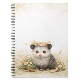 Caderno Espiral Amigo Pequeno da Floresta Gambá