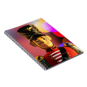Caderno Espiral Amigo soldadinho de brinquedo clássico de Natal do