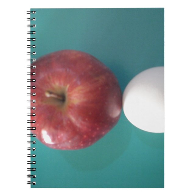 Caderno Espiral Amigos do Café da Manhã: Dois Ovos $uma Apple Aind (Frente)