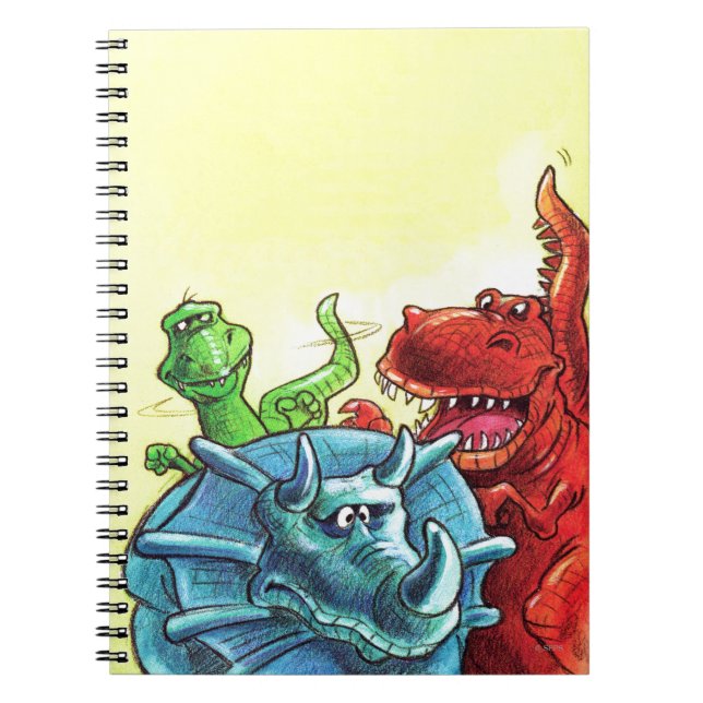Caderno Espiral Amigos do Dinossauro (Frente)
