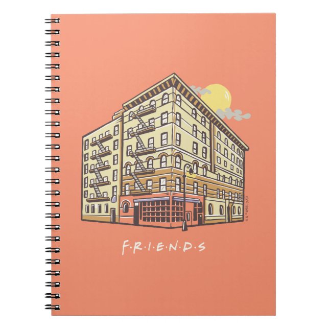Caderno Espiral AMIGOS™ | Edifício Apartamento de Monica (Frente)