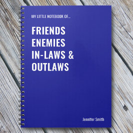 Caderno Espiral Amigos inimigos sogros sopram estranhos