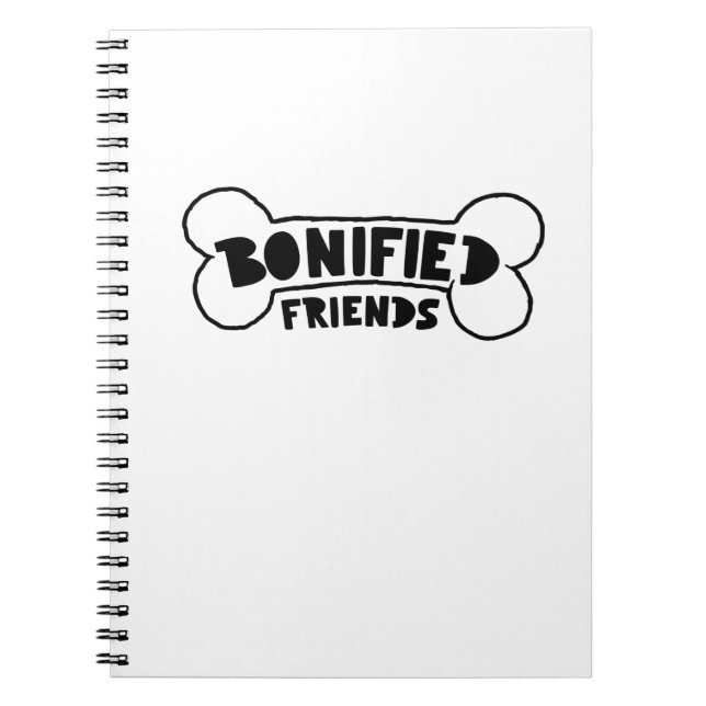 Caderno Espiral Amigos Isolados Cachorros Lealdades Menciona Melho (Frente)
