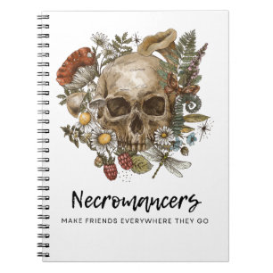 Caderno Espiral amigos necromantes