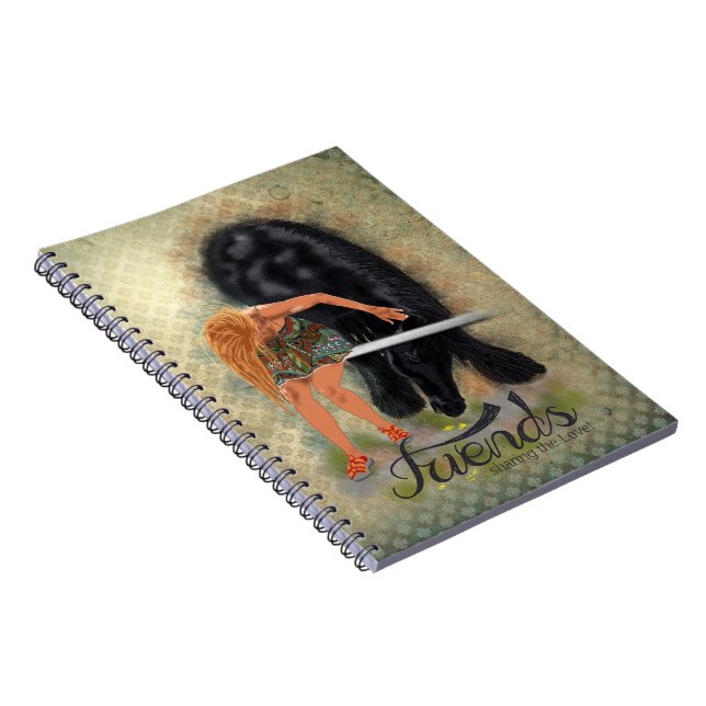 Caderno Espiral AMIGOS - Notebook (Lado Direito)