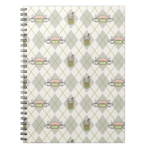 Caderno Espiral AMIGOS™ Padrão de Argyle de Perk Central