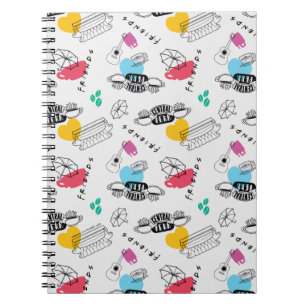 Caderno Espiral AMIGOS™  Padrão de Ícone