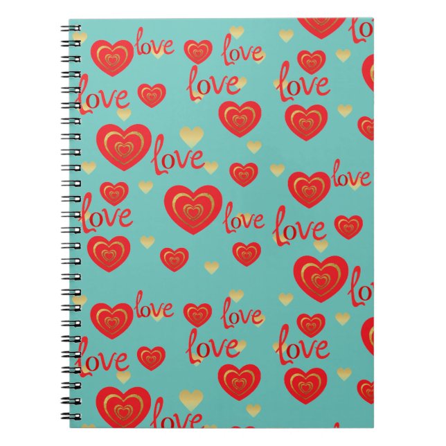 Caderno Espiral amor (Frente)
