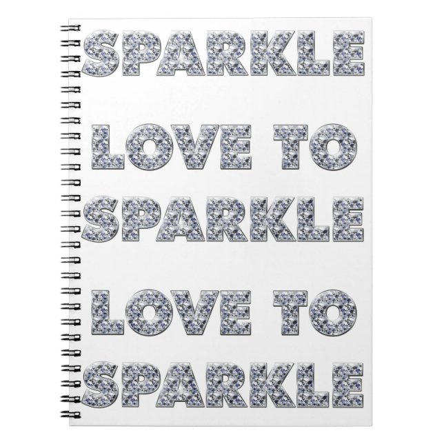 Caderno Espiral Amor A Sparkle (Frente)
