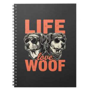 Caderno Espiral Amor à Vida Amante de Cachorro