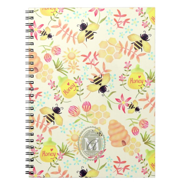 Caderno Espiral Amor Amarelo (Frente)