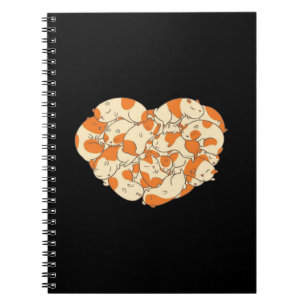 Caderno Espiral Amor Cardíaco de Suíno   Suíno-bê-coxa