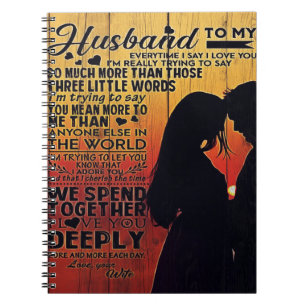 Caderno Espiral Amor Cita Meu Marido, Decência Doméstica