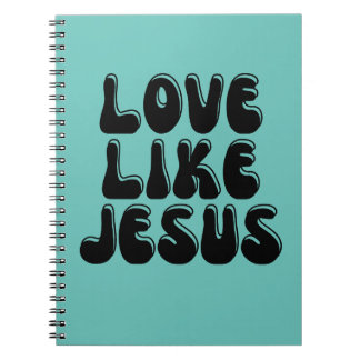 Caderno Espiral Amor Como Jesus