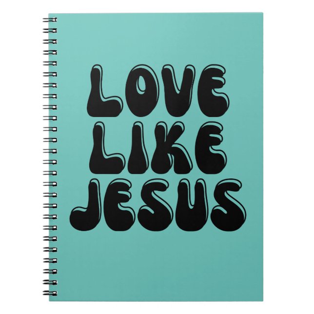 Caderno Espiral Amor Como Jesus (Frente)