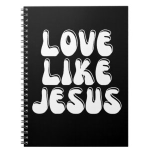 Caderno Espiral Amor Como Jesus