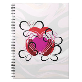 Caderno Espiral Amor de Borboleta | Batida do Amor Marmorizado