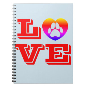 Caderno Espiral Amor de filhote de cachorro