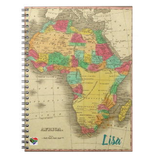 Caderno Espiral Amor do Diário/caderno de África