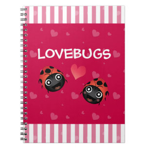 Caderno Espiral Amor do joaninha
