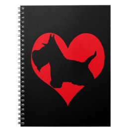 Caderno Espiral Amor do Scottie