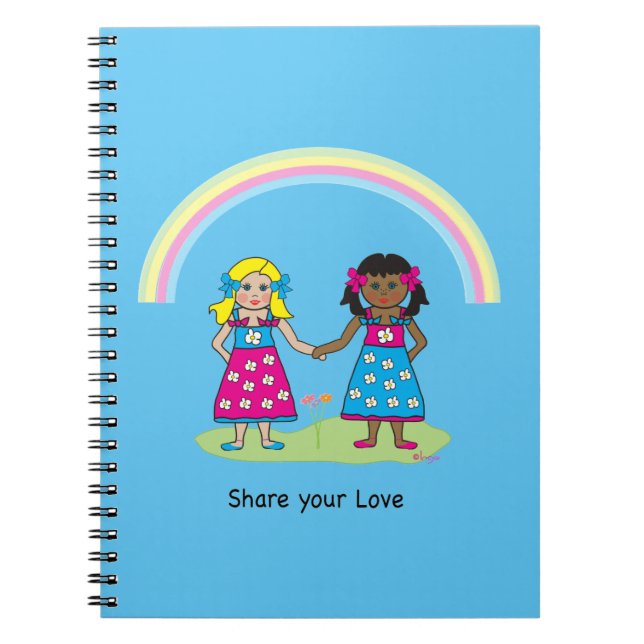 Caderno Espiral AMOR é AMOR - Igualdade para Todos (Frente)