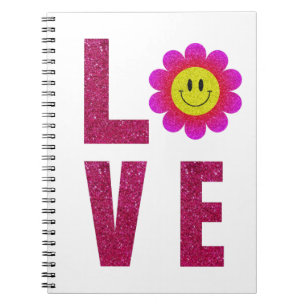 Caderno Espiral Amor Girassol