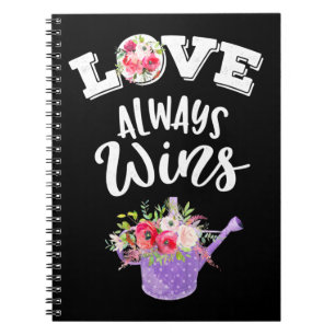 Caderno Espiral Amor sempre vence