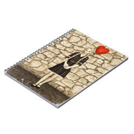 Caderno Espiral Amor Vintage
