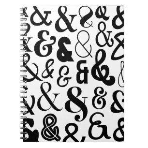 Caderno Espiral Ampersands