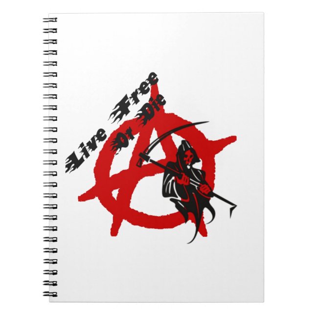 Caderno Espiral Anarchy Grim Reaper (Frente)