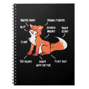Caderno Espiral Anatomia De Raposa