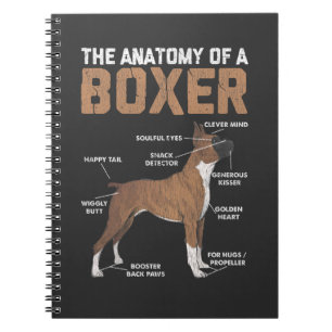 Caderno Espiral Anatomia de um Pet Lover Boxer